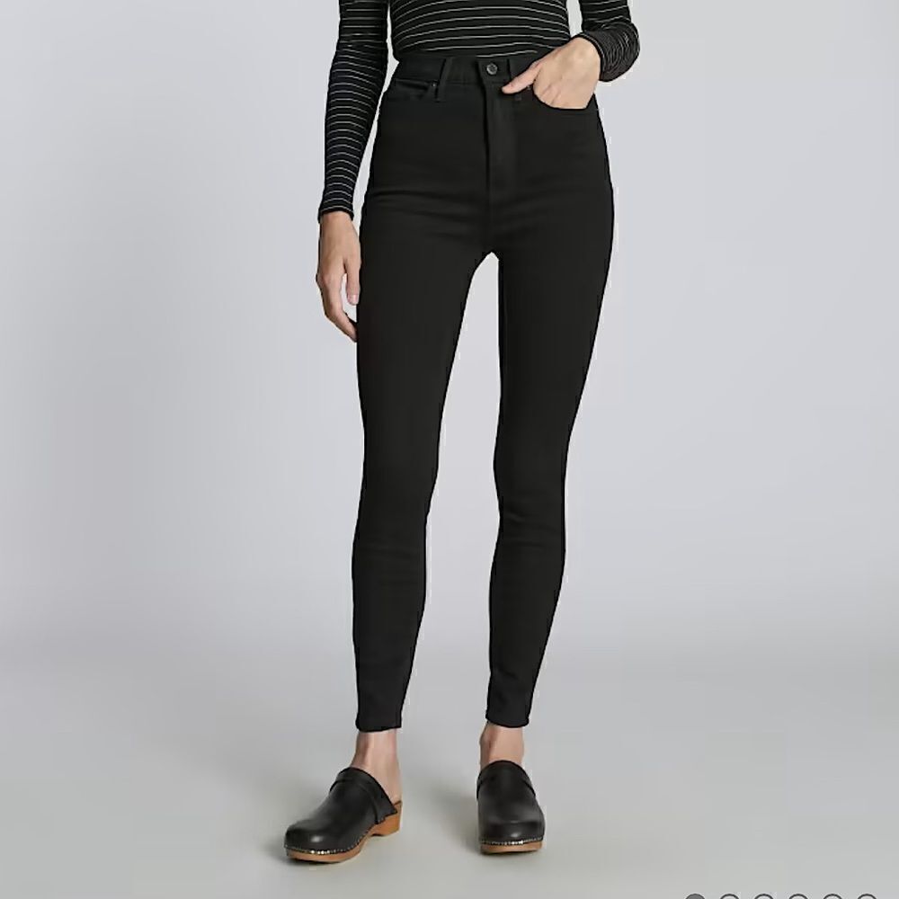 Slim Fit Black Pants 